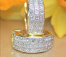 Exklusive Princess Diamanten Creolen in Gelbgold 750 #4