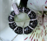 Opulente Ohrringe mit schwarzen Diamanten #4