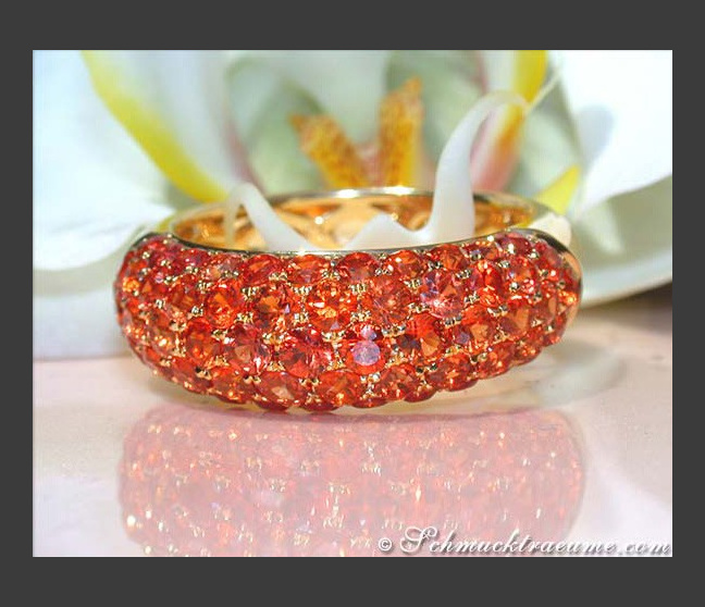 Edler Orange Saphir Pavéring #1 Edler Orange Saphir Pavéring #1
