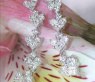 Zarte Diamanten Ohrringe im Herz Design #4