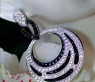 Luxuriöse Ohrgehänge mit schwarzen Diamanten (7,03 ct.) #4