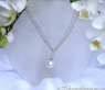 Traumhaftes Südseeperle Collier mit Brillanten #5