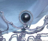 Wandelbares Tahitiperle Collier mit Brillanten #4
