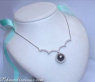 Wandelbares Tahitiperle Collier mit Brillanten #7