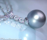 Traumhaftes Tahitiperle Collier mit Brillanten #1