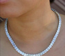 Exklusives Brillanten & Baguette Diamanten Collier (14.50 ct.) #7