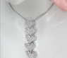 Elegantes Diamanten Herz Collier #2