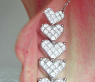 Elegantes Diamanten Herz Collier #5
