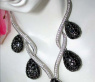Extravagantes Collier mit Brillanten und schwarzen Diamanten #4