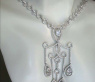 Luxuriöses Diamanten Collier im Illusion Design #3