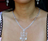 Luxuriöses Diamanten Collier im Illusion Design #5
