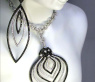 Nobles Collier mit schwarzen Diamanten und weißen Brillanten #4