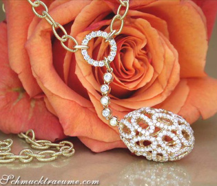 Extravagantes Brillanten "Ei" Collier Extravagantes Brillanten "Ei" Collier