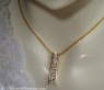 Eleganter Brillant Solitär Anhänger an Kette #5