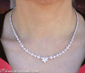 Herrliches Brillanten Collier im floralen Design #1