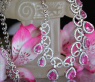 Luxuriöses Pink Saphir Collier mit Brillanten #6