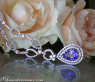 Bildschönes Tansanit Collier mit Brillanten #2