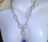 Bildschönes Tansanit Collier mit Brillanten #3