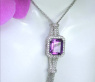 Ausgefallenes Amethyst Collier mit Brillanten #5