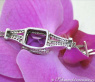 Ausgefallenes Amethyst Collier mit Brillanten #6