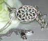 Attraktives Prasiolith Collier mit Brillanten #6