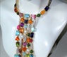 Luxuriöses Multicolor Edelstein Collier mit Perlen & Diamanten #3