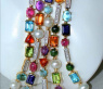 Luxuriöses Multicolor Edelstein Collier mit Perlen & Diamanten #4