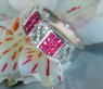 Aparter Rubin Ring mit Brillanten #2