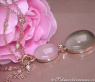Prächtiges Rosenquarz Rauchquarz Brillanten Collier #2