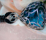 Exquisites Blautopas Collier mit Brillanten #4