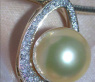 Wundervoller goldene Südseeperle Anhänger im Mikimoto Design #3