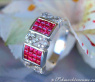 Aparter Rubin Ring mit Brillanten #4