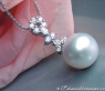 Bildschöner Südseeperle Anhänger mit Brillanten & Diamanten #5