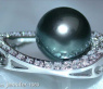 Bildschöner Tahitiperle Brillanten Anhänger im Mikimoto Design #3