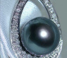 Bildschöner Tahitiperle Brillanten Anhänger im Mikimoto Design #5