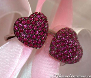 Enchanting Ruby Heart Ring Enchanting Ruby Heart Ring