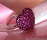Wundervoller Rubin Herz Ring #4