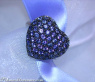 Wundervoller Saphir Herz Ring #3
