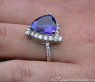 Fantastischer Tansanit Ring mit Brillanten #4