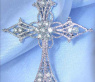 Exquisiter Brillanten Kreuz Anhänger #3
