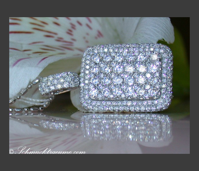 Prachtvoller Brillanten Anhänger (3,01 ct.) #1 Prachtvoller Brillanten Anhänger (3,01 ct.) #1