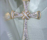 Ausgesuchter Diamanten Kreuz Anhänger in Gelbgold #2