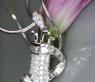 Exquisiter Diamanten Golfbag Anhänger in Weißgold 750 #4