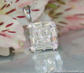 Eleganter Diamanten Carré Anhänger (3 Schliffarten) #1