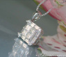 Eleganter Diamanten Carré Anhänger (3 Schliffarten) #2