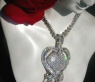 Stattlicher Diamanten / Brillanten Herz Anhänger (9,79 ct.) #4