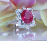 Exquisiter Burma Rubin Ring mit Diamanten #3