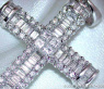 Imposanter Diamanten Kreuz Anhänger #2