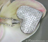 Prachtvoller Princess Diamanten Herz Anhänger #3