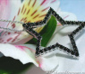 Bezaubernder schwarze Diamanten Stern Anhänger #4
